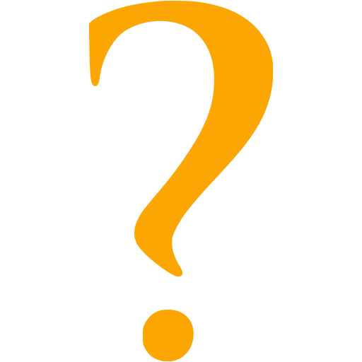 tumblr size icon icons  Orange mark 7 question mark  question Free orange icon