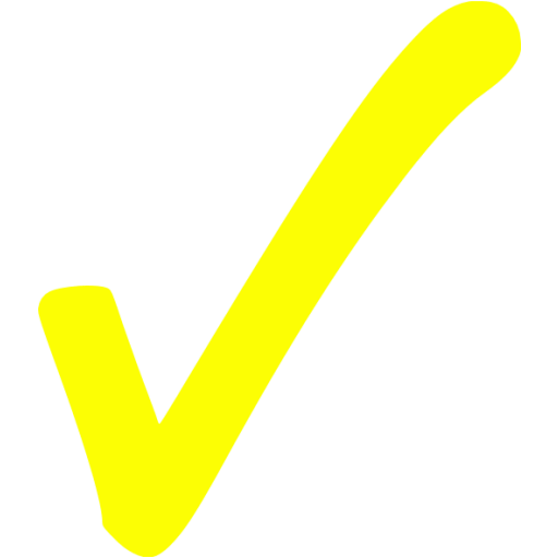 clip art yellow check mark - photo #20