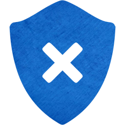 delete shield icon