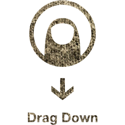 drag down 2 icon