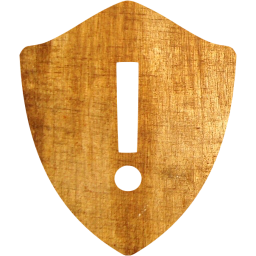 warning shield icon