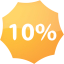 10 percent badge