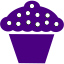 indigo cupcake icon