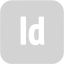 light gray adobe id icon