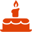 soylent red birthday cake icon
