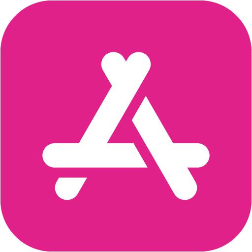 Barbie pink app store 2 icon Free barbie pink site logo icons