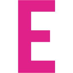 Barbie pink letter e icon - Free barbie pink letter icons