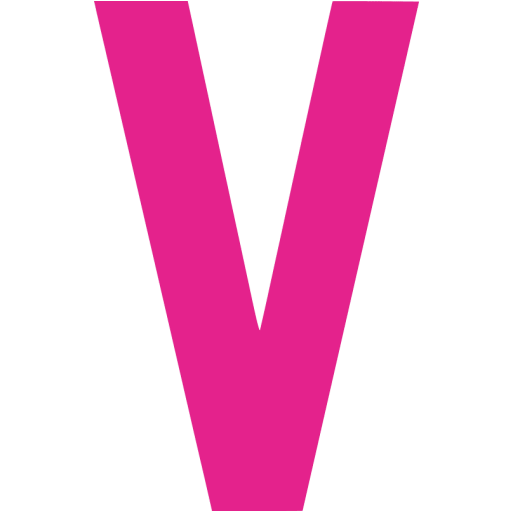 Barbie pink letter v icon - Free barbie pink letter icons