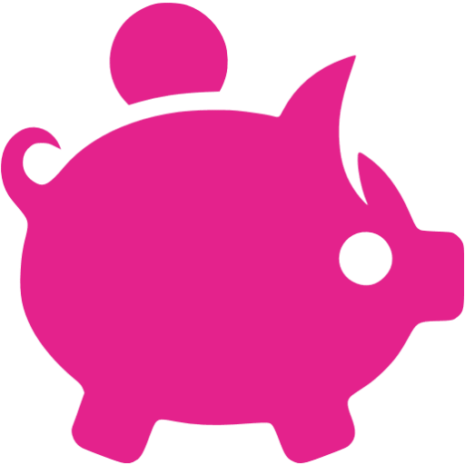 Barbie pink moneybox icon Free barbie pink money box icons