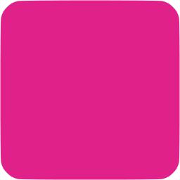 Barbie pink square rounded icon - Free barbie pink shape icons