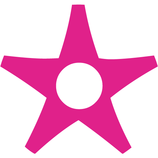 Barbie pink star 16 icon - Free barbie pink star icons