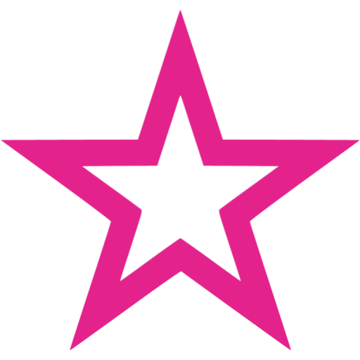 Barbie pink star 4 icon - Free barbie pink star icons
