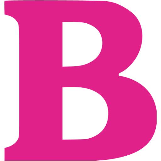 Barbie pink text bold icon - Free barbie pink font icons