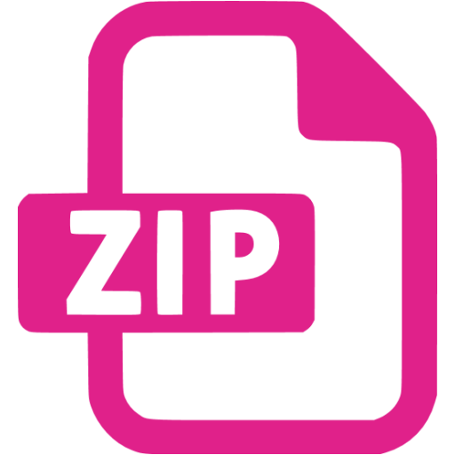 Barbie pink zip icon - Free barbie pink file icons