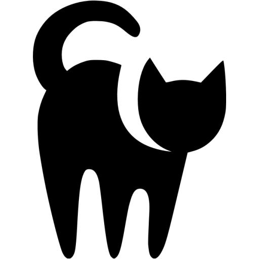 Black cat png images