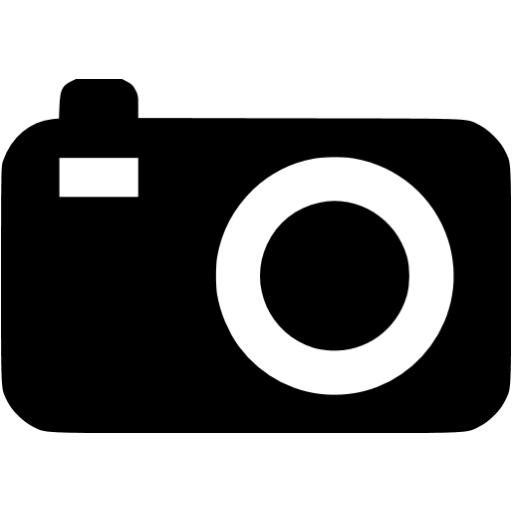 Simple Minimal Camera Icon Black White Stock Vector (Royalty Free)  217871287 | Shutterstock