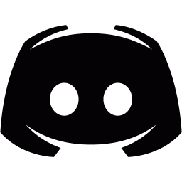 Black discord 2 icon - Free black site logo icons