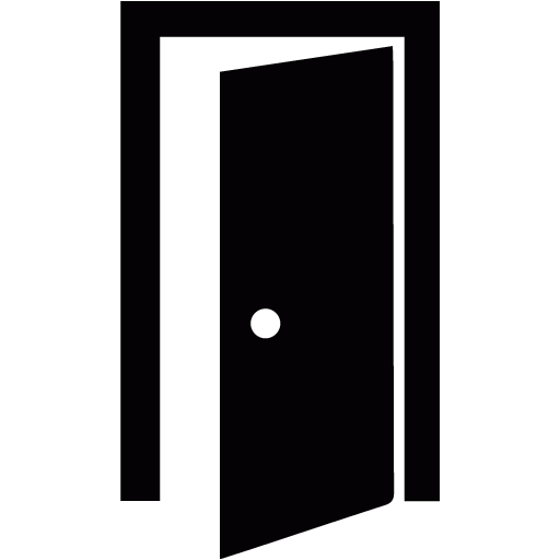 Black Door 8 Icon Free Black Door Icons