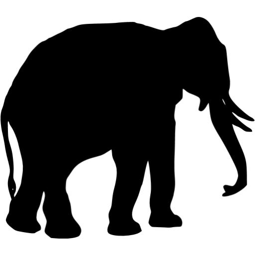 Black elephant icon - Free black animal icons Black elephant icon - Free black animal icons