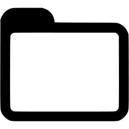 Black cheap folder icon