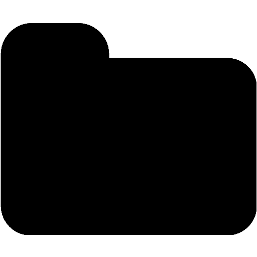 Black cheap folder icon