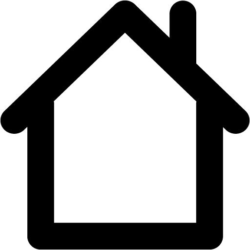Black home 2 icon - Free black home icons