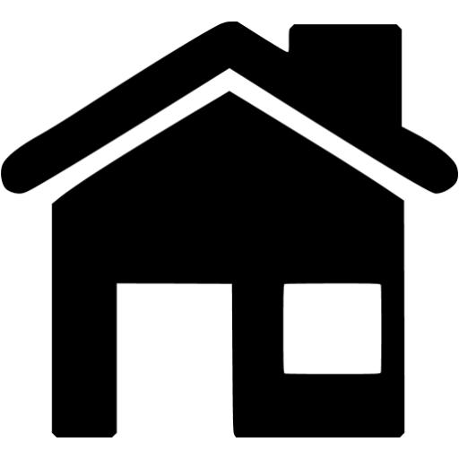 Black home 5 icon Free black home icons