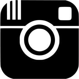 Black instagram icon - Free black social icons