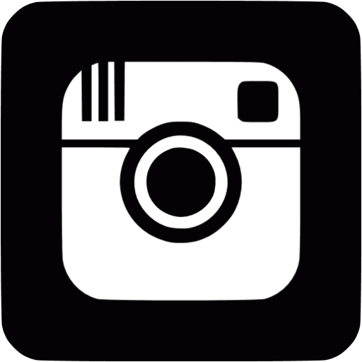 Black instagram 3 icon - Free black social icons