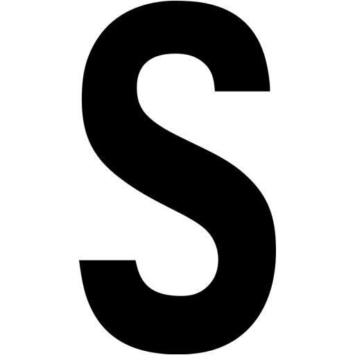 Black letter s icon - Free black letter icons