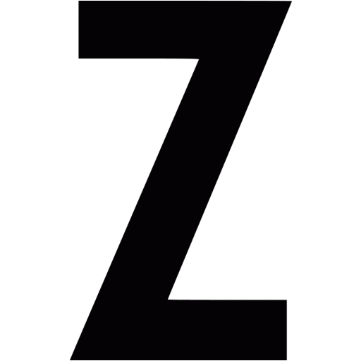 Black letter z icon - Free black letter icons