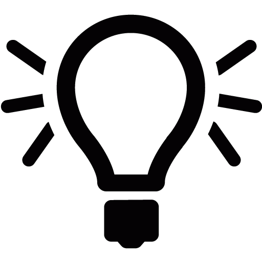 Black light bulb 6 icon - Free black light bulb icons