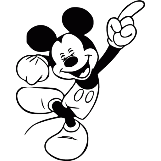 Mickey Mouse Icon, Transparent Mickey Mouse.PNG Images & Vector