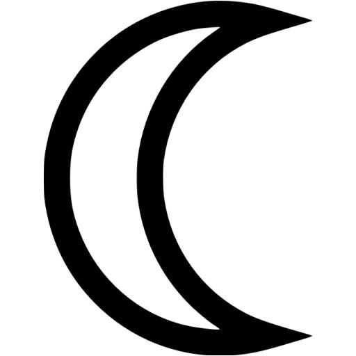 Black moon 2 icon - Free black moon icons