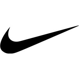 nike symbol black