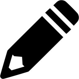 Black pencil icon - Free black pencil icons