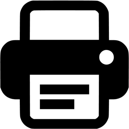 Black printer - Free black printer icons