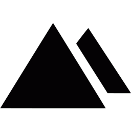 Black pyramids icon - Free black pyramids icons