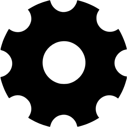 Black Settings 4 Icon Free Black Settings Icons