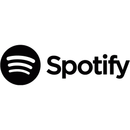 Black spotify 2 icon - Free black site logo icons