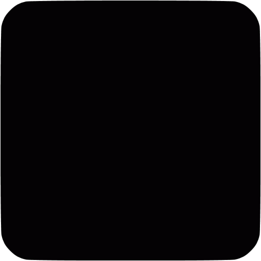 Black square rounded icon - Free black shape icons