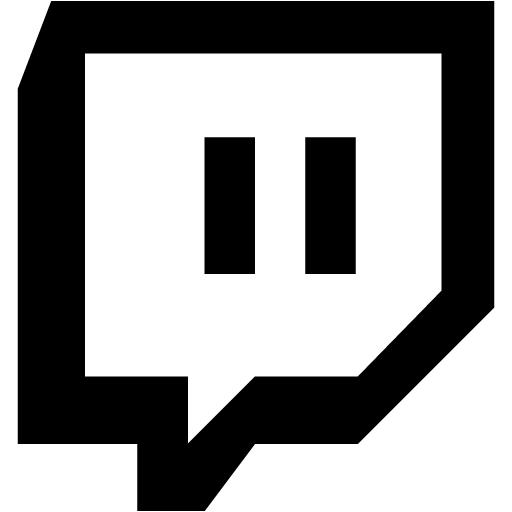 Black Twitch Tv Icon Free Black Site Logo Icons
