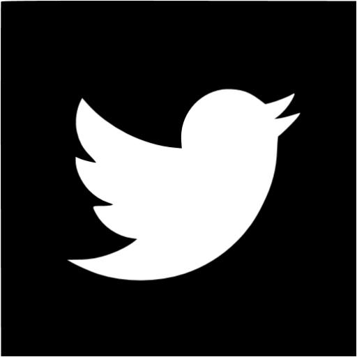 Black twitter 2 icon - Free black social icons