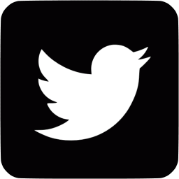 Black twitter 3 icon - Free black social icons