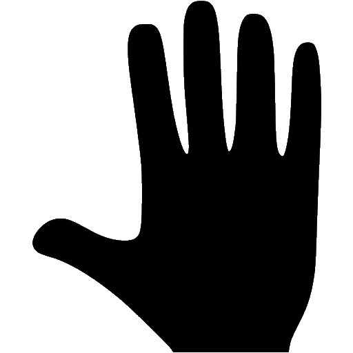 Black Whole Hand Icon Free Black Hand Icons
