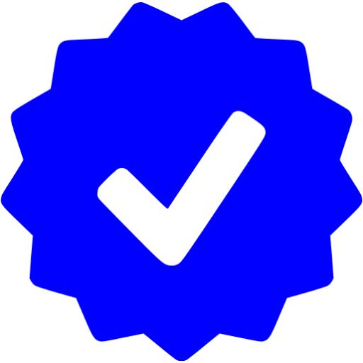 Blue approval icon Free blue check mark icons