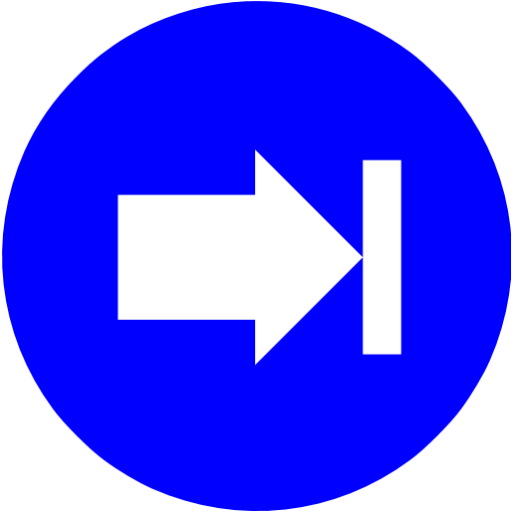 Blue arrow 6 icon - Free blue arrow icons