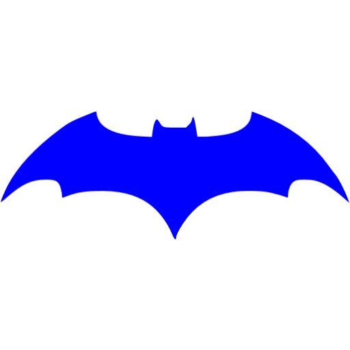 Blue batman icon - Free blue batman icons