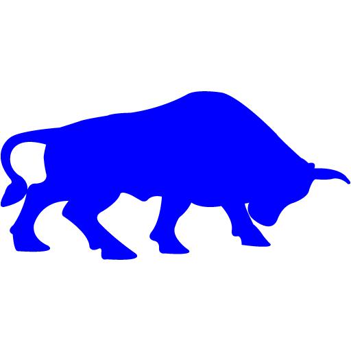 Blue bull 2 icon - Free blue animal icons Blue bull 2 icon - Free blue animal icons
