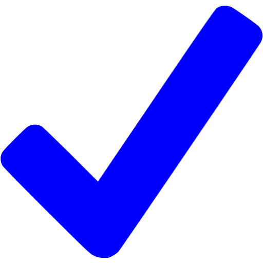 Blue checkmark icon - Free blue check mark icons